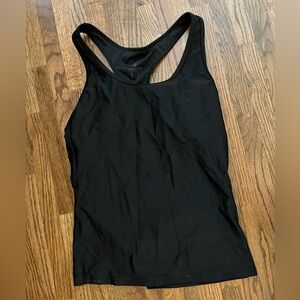 Volcom simply Solid tankini top black size M surf swim bathing suit